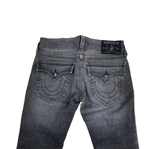 VINTAGE True Religion Jeans Size 31 ZACH Gray - Picture 5 of 7
